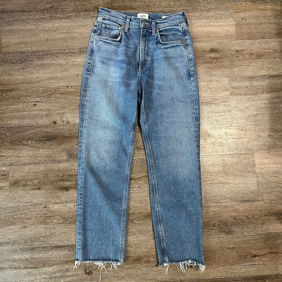 Citizens of Humanity Daphne Crop Premium Vintage Jeans Size 24 Distressed - Picture 4 of 6